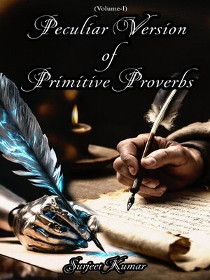 cover image of Peculiar Version of Primitive Proverbs